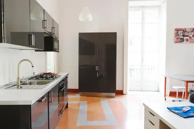 Cucina o angolo cottura di Casa Conforti luminosa in centro