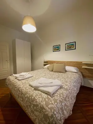 Letto o letti in una camera di Trinità degli Spagnoli house