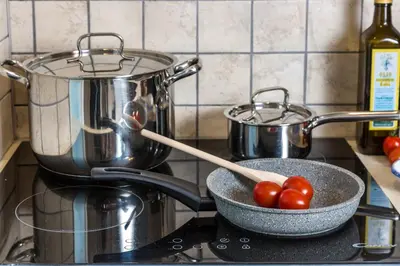 Cucina o angolo cottura di Residenza Santa Lucia a Mare