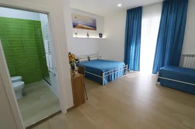 Letto o letti in una camera di Antica Capri