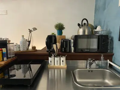 Cucina o angolo cottura di Casa Velata a Spaccanapoli