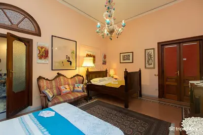 Letto o letti in una camera di B&B Atmosfere Del Centro Storico