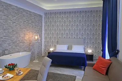 Letto o letti in una camera di Barbarella Spa