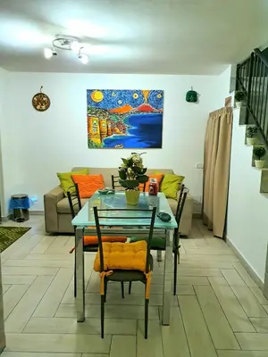 Area soggiorno di Maison Zazà Naples