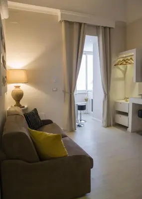 Area soggiorno di Royal Rooms Luxury Suite