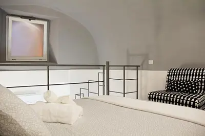 Letto o letti in una camera di Vicstreet