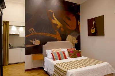 Letto o letti in una camera di Spaccanapoli B&B City Soul