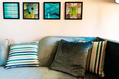 Area soggiorno di Amadomus Luxury Suites
