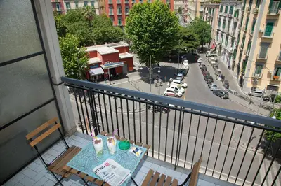 Balcone o terrazza di b&b Napoli Capitale