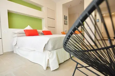 Letto o letti in una camera di Delco Naples