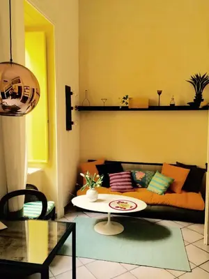 Area soggiorno di Plebiscito Loft
