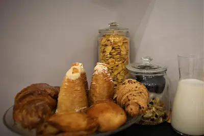 Cibo presso il bed & breakfast o nelle vicinanze