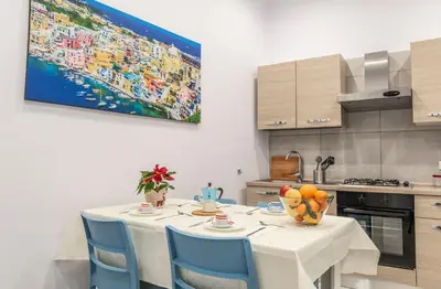 Cucina o angolo cottura di La Casina Rossa