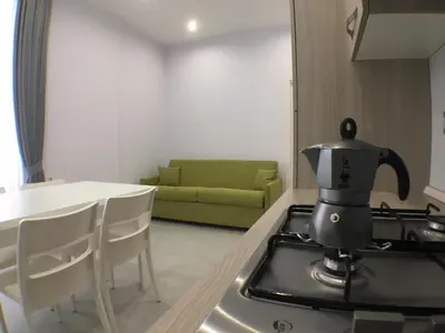 Cucina o angolo cottura di La Casina Rossa