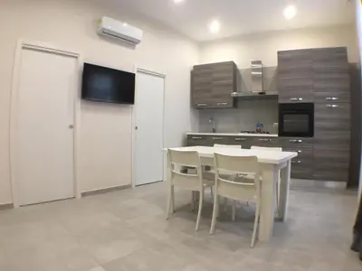Cucina o angolo cottura di La Casina Rossa