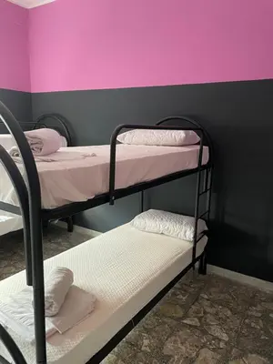 Letto o letti in una camera di Alexander hostel