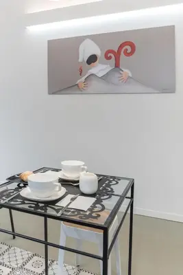Set per la preparazione di tè e caffè presso A Misura Duomo Rooms & Apartment - LS Accommodations