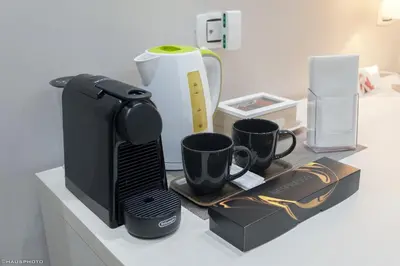 Set per la preparazione di tè e caffè presso A Durmì Suite