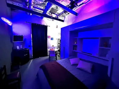 Letto o letti in una camera di BB Suonno - a 2 passi dalla storia