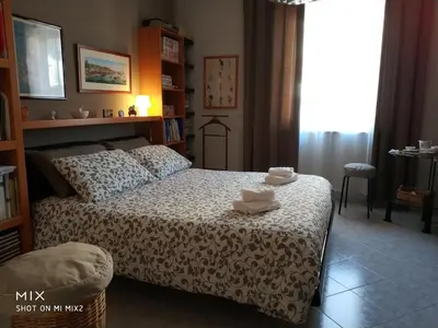 Letto o letti in una camera di B&B Baggere