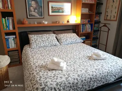 Letto o letti in una camera di B&B Baggere