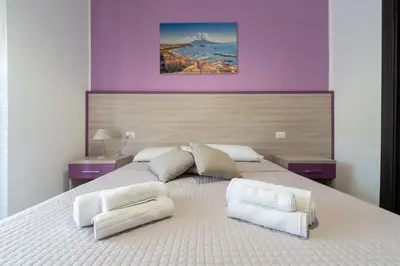 Letto o letti in una camera di L'Orto del Conte