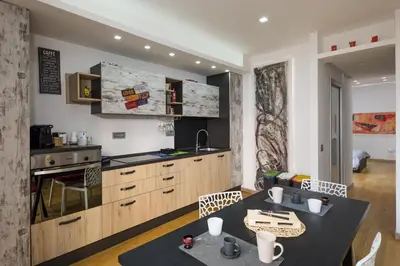 Cucina o angolo cottura di Villa Capri Apartment and Room