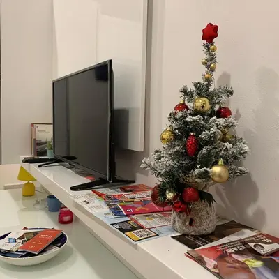 TV o dispositivi per l'intrattenimento presso la terrazza sul porto