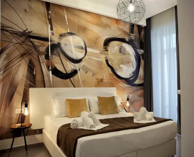 Letto o letti in una camera di Le Corti del Re