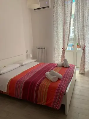Letto o letti in una camera di La porta di Carmy
