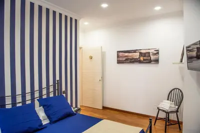 Letto o letti in una camera di Petrucci B&B