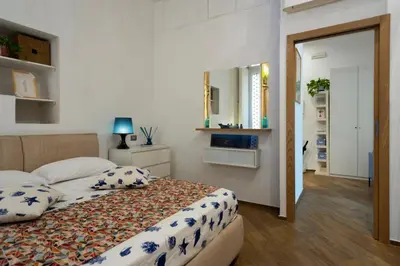 Letto o letti in una camera di La Casa Blu a Toledo di Alberto