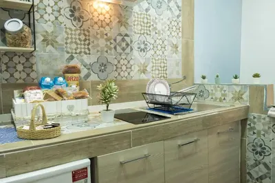 Cucina o angolo cottura di Little House Napoli