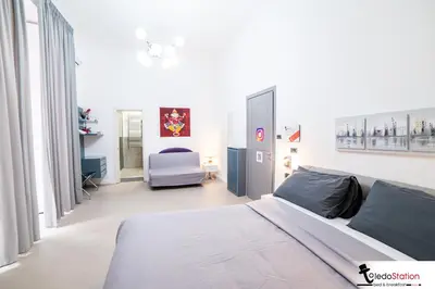 Letto o letti in una camera di ToledoStation B&B