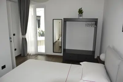Letto o letti in una camera di Metro Art Suite Napoli