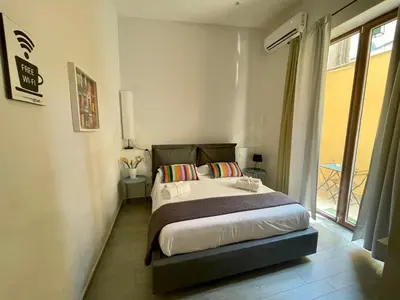 Letto o letti in una camera di BeBaSu