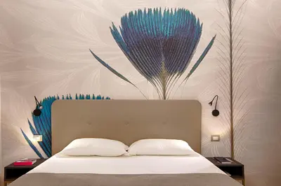 Letto o letti in una camera di B&B Napoli Time