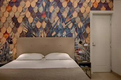 Letto o letti in una camera di B&B Napoli Time