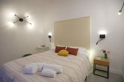 Letto o letti in una camera di B-Montedidio