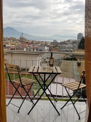 Balcone o terrazza di Montesanto 77 casa panoramica al centro storico