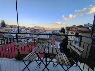 Balcone o terrazza di Montesanto 77 casa panoramica al centro storico