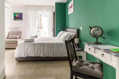 Letto o letti in una camera di Borgo Santa Lucia B&B