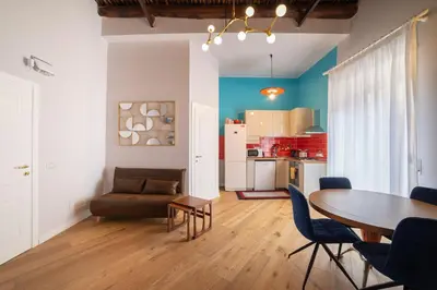Cucina o angolo cottura di Design Apartment Next Sorbillo on Tribunali St By HouseinNaples