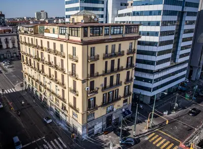 Vista generica su Napoli o vista sulla città dall'interno del bed & breakfast