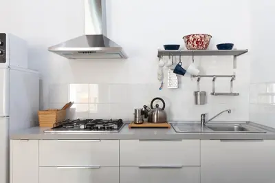 Cucina o angolo cottura di Appartamento Moderno nel centro storico