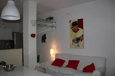 Area soggiorno di A casa e Pepe Lovely flat in the heart of Naples.
