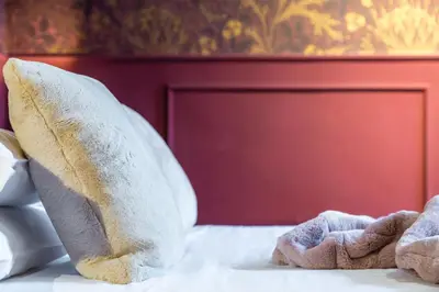 Letto o letti in una camera di Starguest Dante
