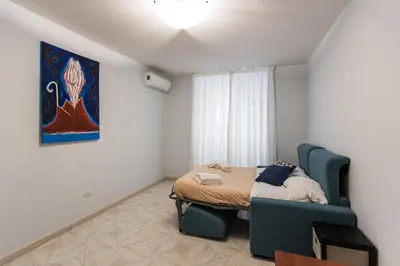 Letto o letti in una camera di Casa di Gabri