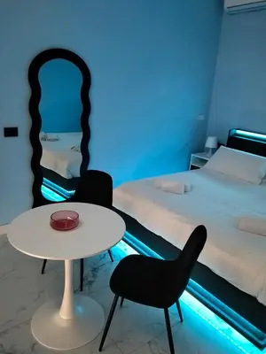 Letto o letti in una camera di Napoli in relax
