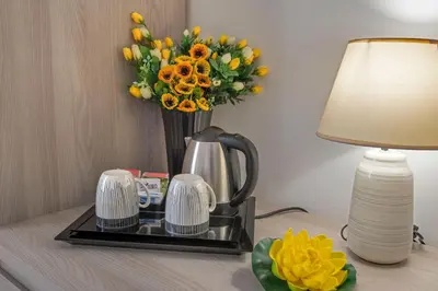 Set per la preparazione di tè e caffè presso La Preziosa Apartment Duomo